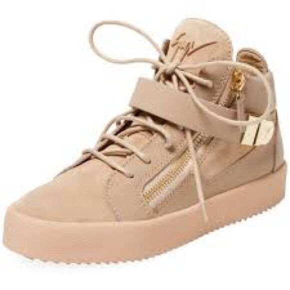 Giuseppe Zanotti High-Top Sneakers - European Size 38.5 - Made in Italy - Picture 1 of 9
